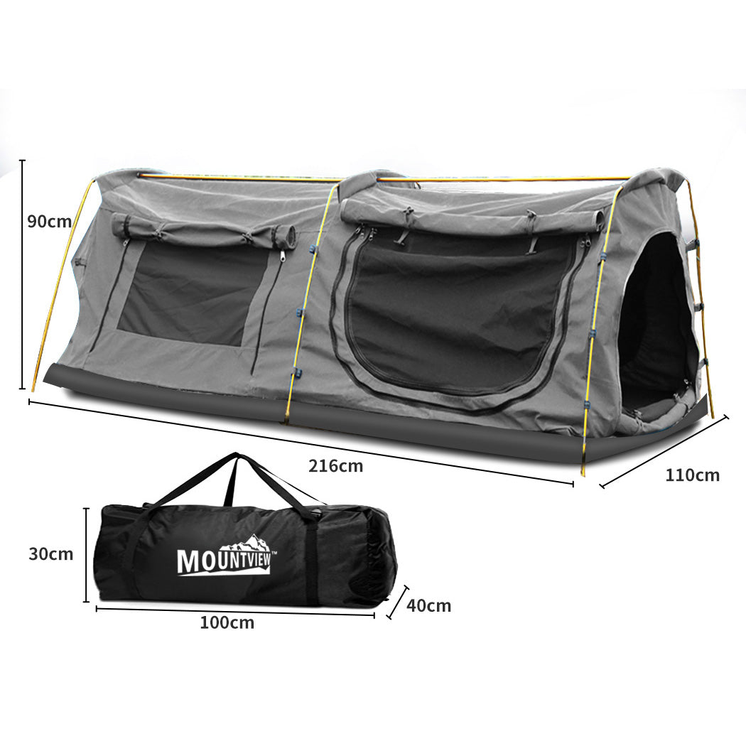 Mountview King Single Swag Camping Swags Grey-2018816907796418562