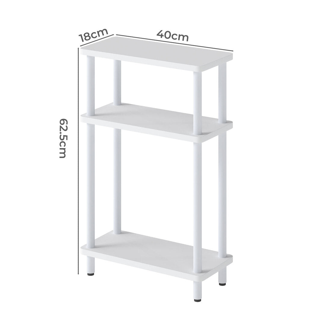 Levede Modern Side Table 3‑Tier Storage Bedside Table-2011971114158395394