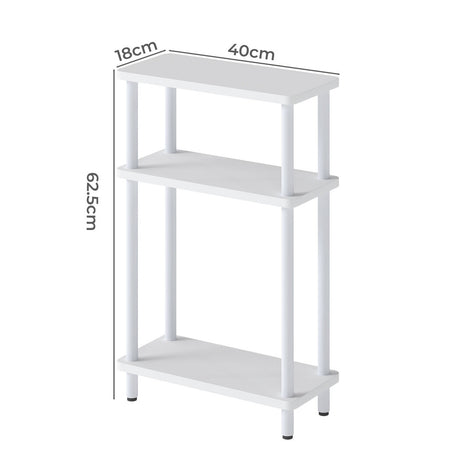 Levede Modern Side Table 3‑Tier Storage Bedside Table-2011971114158395394