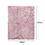 PaWz Dog Blanket Pet Cat Mat Puppy Warm Pink - Front View