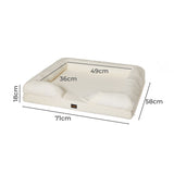 PaWz Memory Foam Pet Sofa Bed - Front View