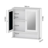 Levede Bathroom Mirror Cabinet Storage Cupboard Shelf-2011971103945265154