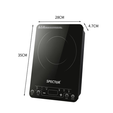 SPECTOR Electric Induction Cooktop Portable-2018816795280019458