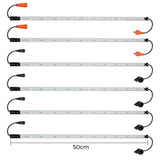 12V LED Strip Light Bar 6PCS Waterproof - Front View