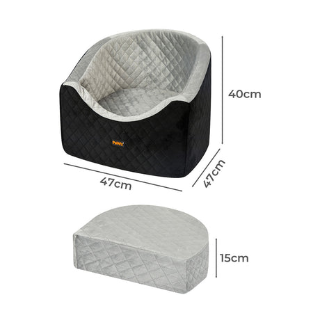 Pawz Dog Car Booster Seat Belt Pet Safe Protector Travel Bed-2006732693995393026