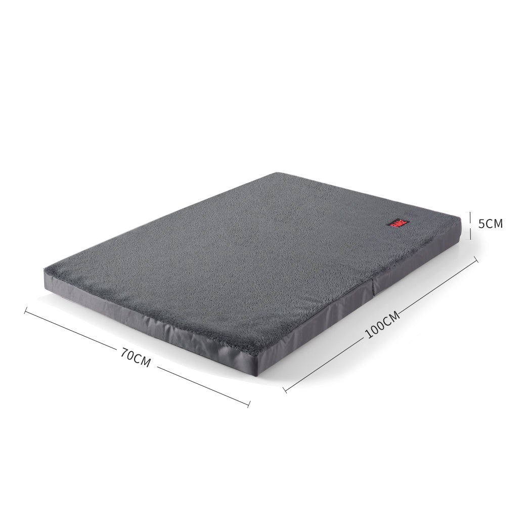 PaWz Pet Bed Foldable Dog Puppy Beds Grey X-Large-2018816711440076802