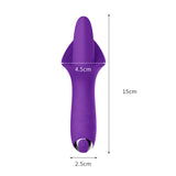 Urway Vibrator Licking Tongue Sex Toy Purple - Front View