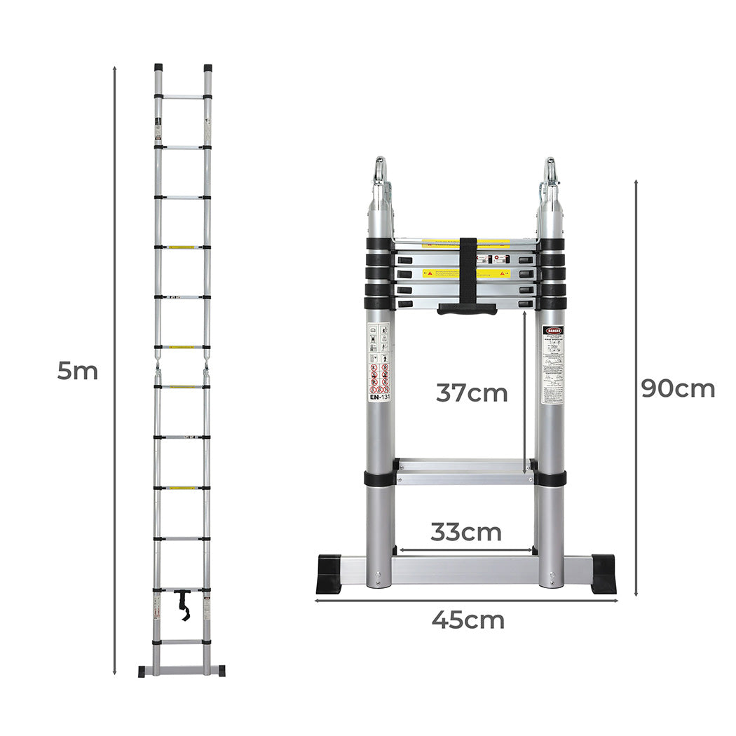 Traderight Folding Multi Purpose Ladder 12 Step-2018816867497545730