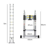 Traderight Folding Multi Purpose Ladder 12 Step-2018816867497545730