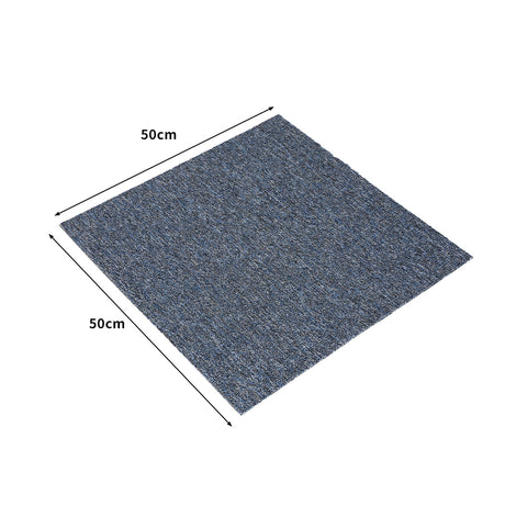 Marlow 20x Carpet Tiles 5m2 Box Heavy Blue-1954802710012366850