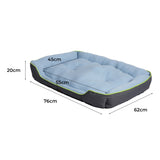 PaWz Pet Cooling Bed Sofa Mat Bolster Medium - Front View