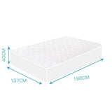 DreamZ Fitted Waterproof Bed Mattress Protector Double - Front View