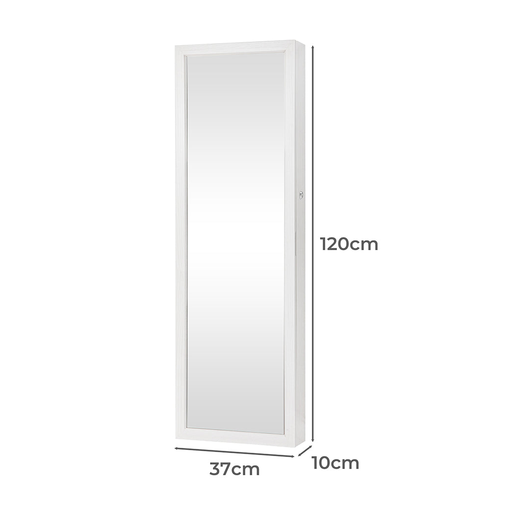 Levede Mirror Jewellery Cabinet LED-2006733194828845058