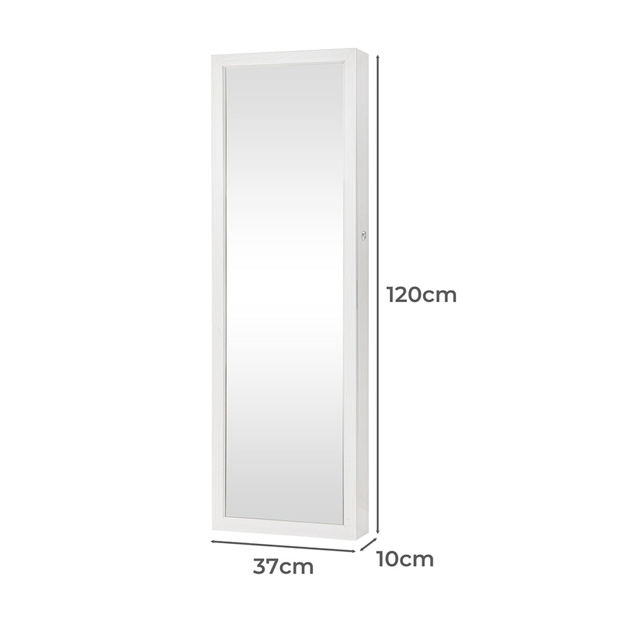 Levede Mirror Jewellery Cabinet LED-2006733194828845058
