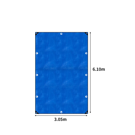 Manan Heavy Duty Tarp Tarpaulin 200GSM 3.05x6.10m-2018816728578002946