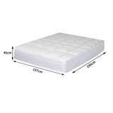 Dreamz Mattress Protector Luxury Topper Double-2006733100100489218