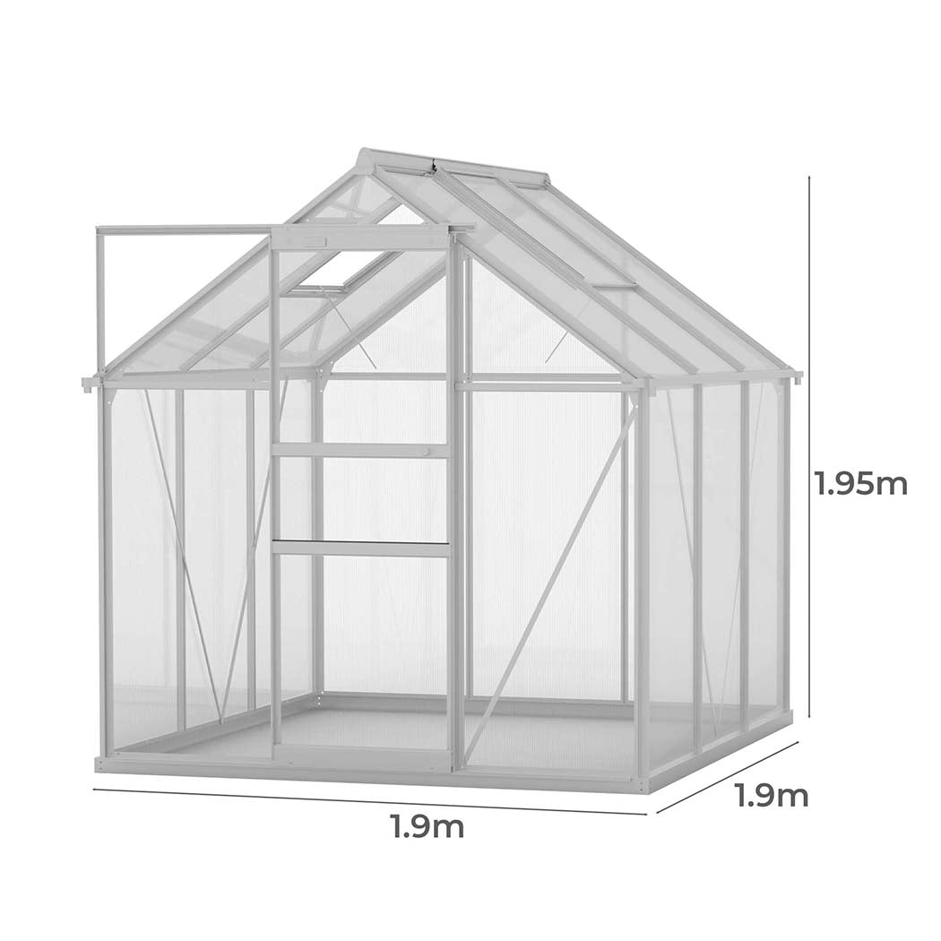 Lambu Greenhouse Aluminium Walk In Green-2006732935692161026