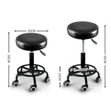 Levede 2x Salon Stool Swivel Bar Stools-2018816816809381890