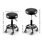 Levede 2x Salon Stool Swivel Bar Stools-2018816816809381890