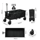 Lambu Folding Wagon Trolley Cart-2018816880265007106