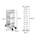 Traderight Multi Purpose Ladder Aluminium-2006733177204379650