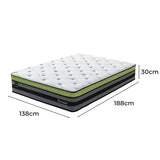 Dreamz Double Cooling Mattress Pocket - Front View