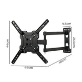 Levede Full Motion Swivel Tilt TV Wall Mount Bracket - Front View