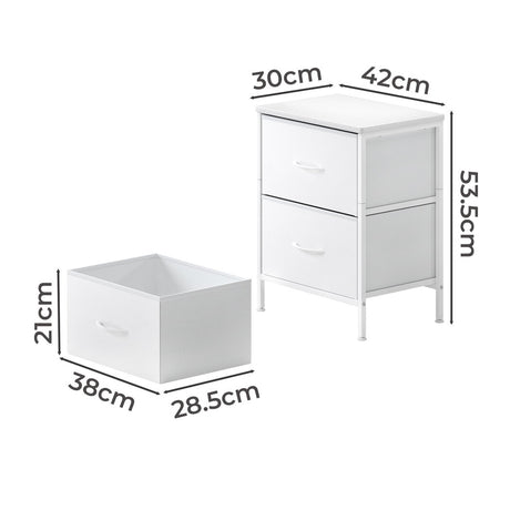 Levede Bedside Table Storage Nightstand Bedroom Storage-1960920178581704706