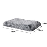 PaWz Dog Mat Pet Cat Calming Bed Memory S Charcoal Small - Front View