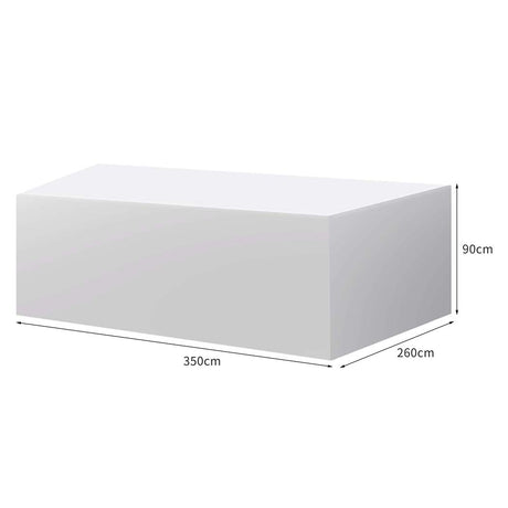 Marlow Outdoor Furniture Cover Waterproof Silver 15cm-2006733111710322690