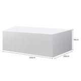 Marlow Outdoor Furniture Cover Waterproof Silver 15cm - Front View