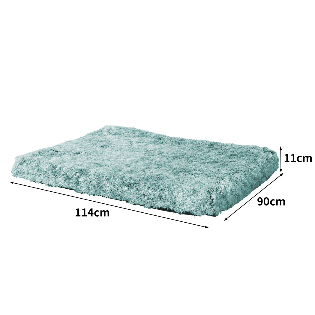 PaWz Dog Mat Pet Calming Bed Memory L Green Large-1954802546363207682