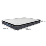 Dreamz Bedding Mattress Spring Double - Front View