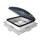 Manan Caravan RV Roof Vent Hatch Skylight - Front View