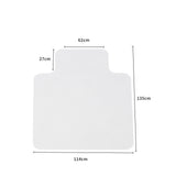 Marlow Chair Mat PVC Hard Floor Protectors - Front View
