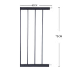 Levede Baby Safety Gate Adjustable Pet Black 30cm Extension-2018816616447479810