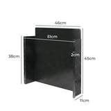 Manan Diesel Tank Cover for Diesel Heater Black - Front View
