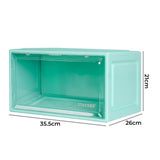 Stacked Sneaker Display Case Stackable Cyan-2006733027409006594