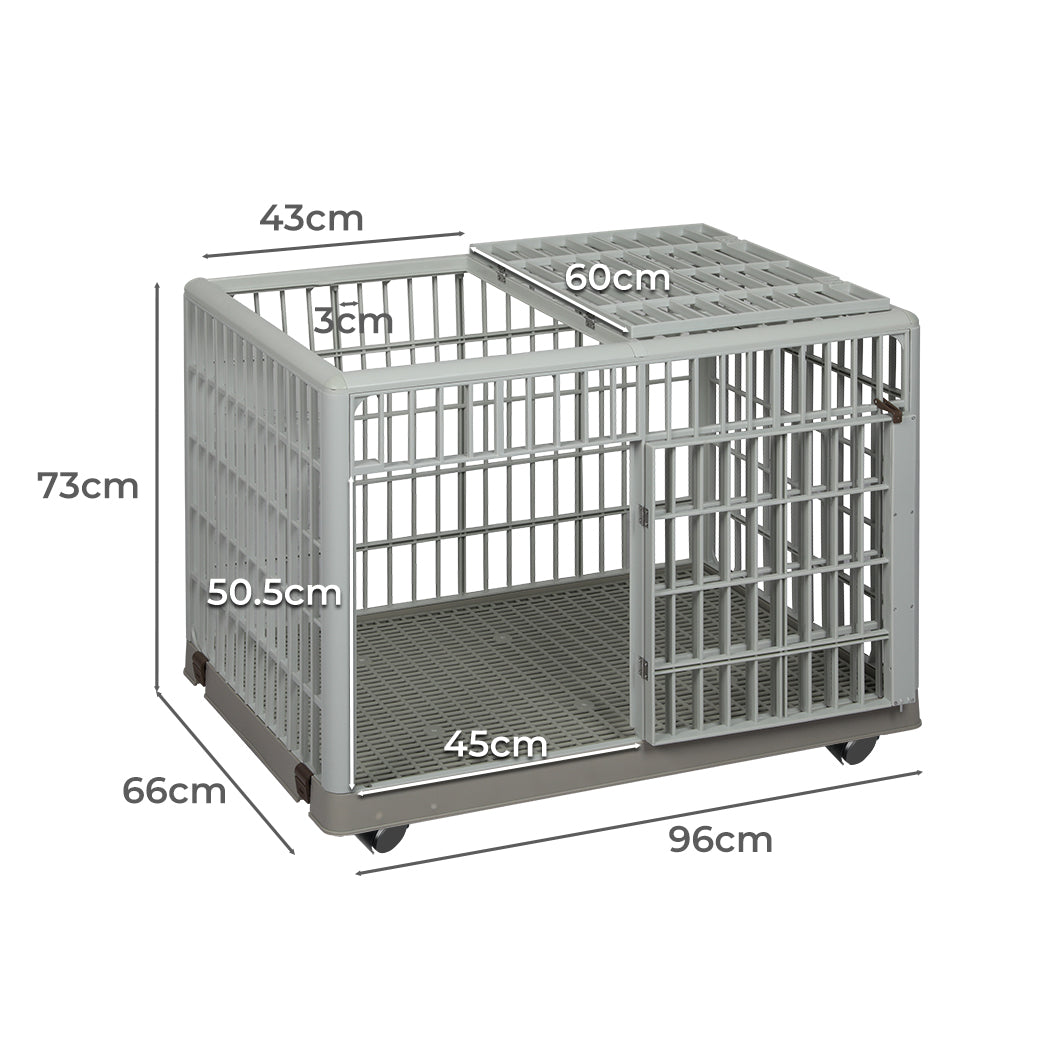PaWz Dog Crate Pet Kennel Indoor Sturdy Large-2018816865366839298