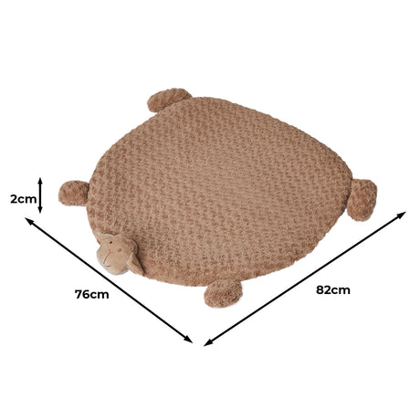 PaWz Pet Bed Cat Calming Bed Dog Squeaky M Tan Medium-1954802525865644034