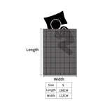 DreamZ Weighted Blanket Cover Quilt Blue - Front View