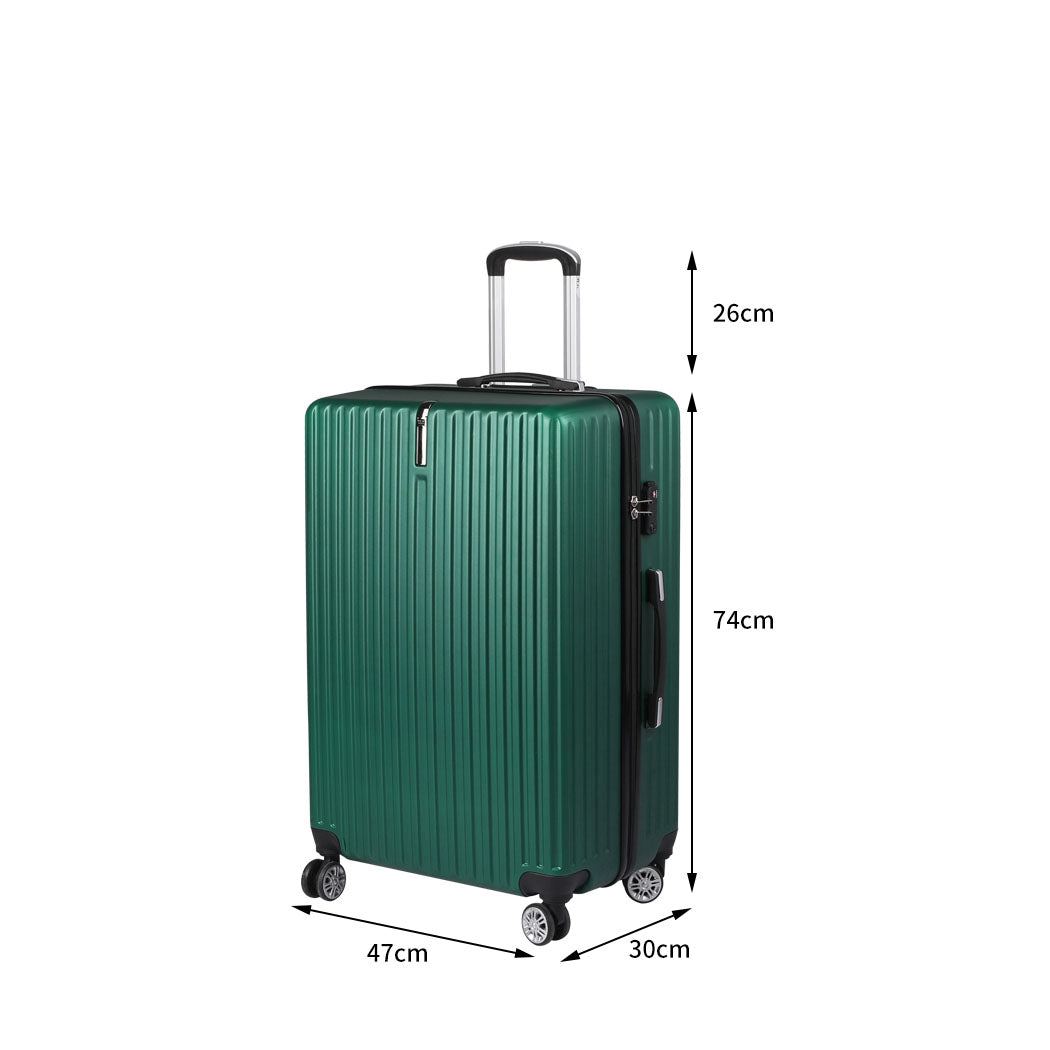 Slimbridge 28" Inch Luggage Suitcase Green 28 inch-2006733063157059586