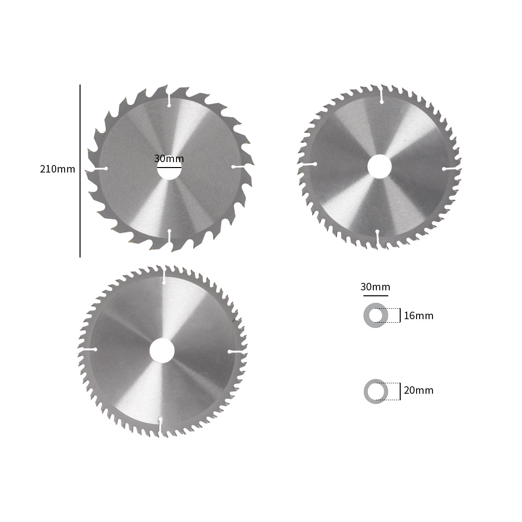 Traderight 3Pcs Circular Saw Blades-2018816703290544130