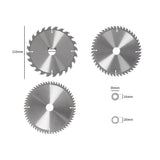 Traderight 3Pcs Circular Saw Blades - Front View