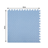Bopeep EVA Foam Kids Play Mat Floor Blue - Front View