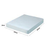 Dreamz King Mattress Protector Pillowcases King Blue - Front View