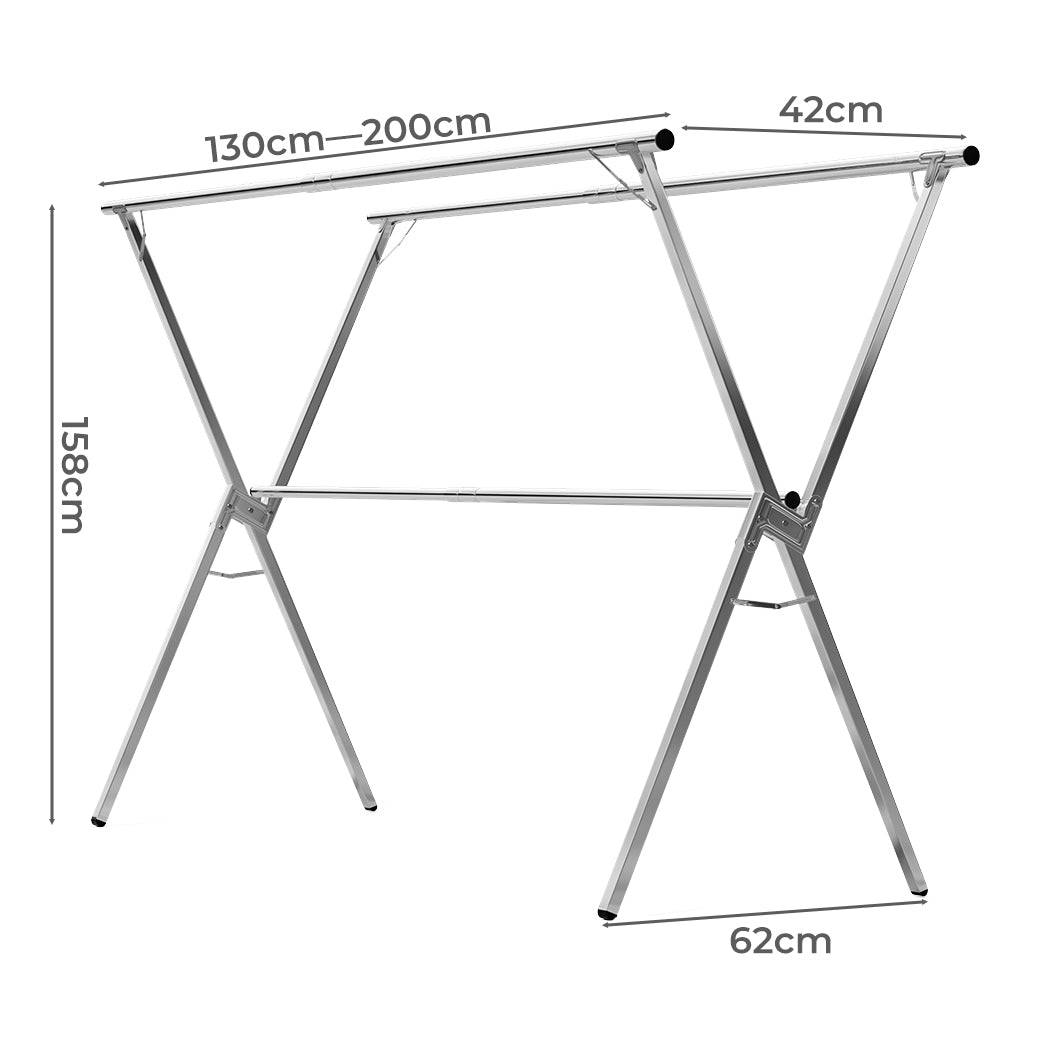 Levede Adjustable Clothes Drying Airer Foldable-2018816773817765890