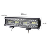 LED Light Bar Work Flood Spot Beam Lamp 240W - Front View