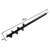 Traderight Garden Auger Post Hole Digger Large - Front View