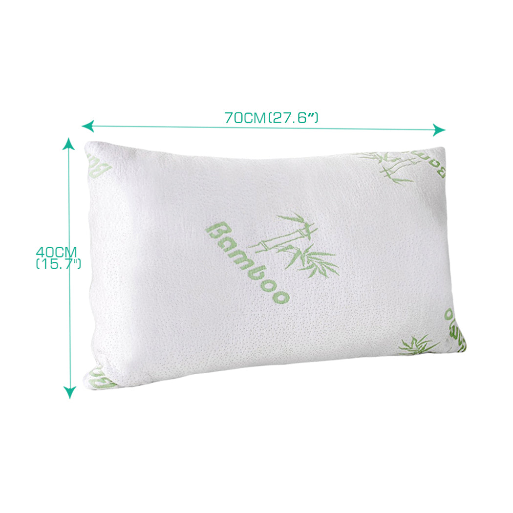 DreamZ 2x Memory Foam Pillow Bamboo-2006733149660385282